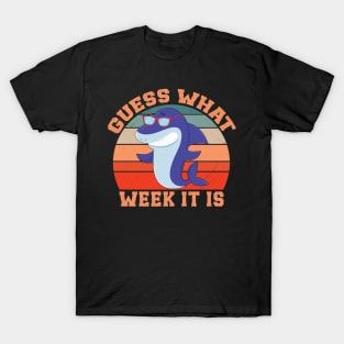 Guess What Week It Is Funny Shark T-Shirt